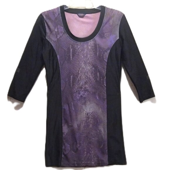 Dereon Dresses & Skirts - NWOT - Dereon Dress - Black/Purple Snakeskin Print - Bust: 34" / Length: 32"